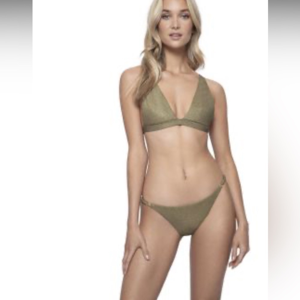 PQ Swim Euphoria Vivian Halter Bikini Top and bottom set​